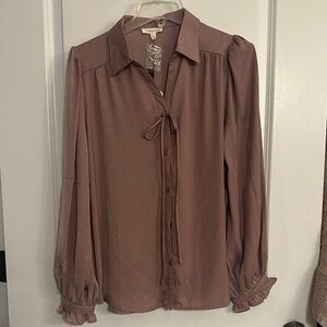 Elegant Mauve Blouse